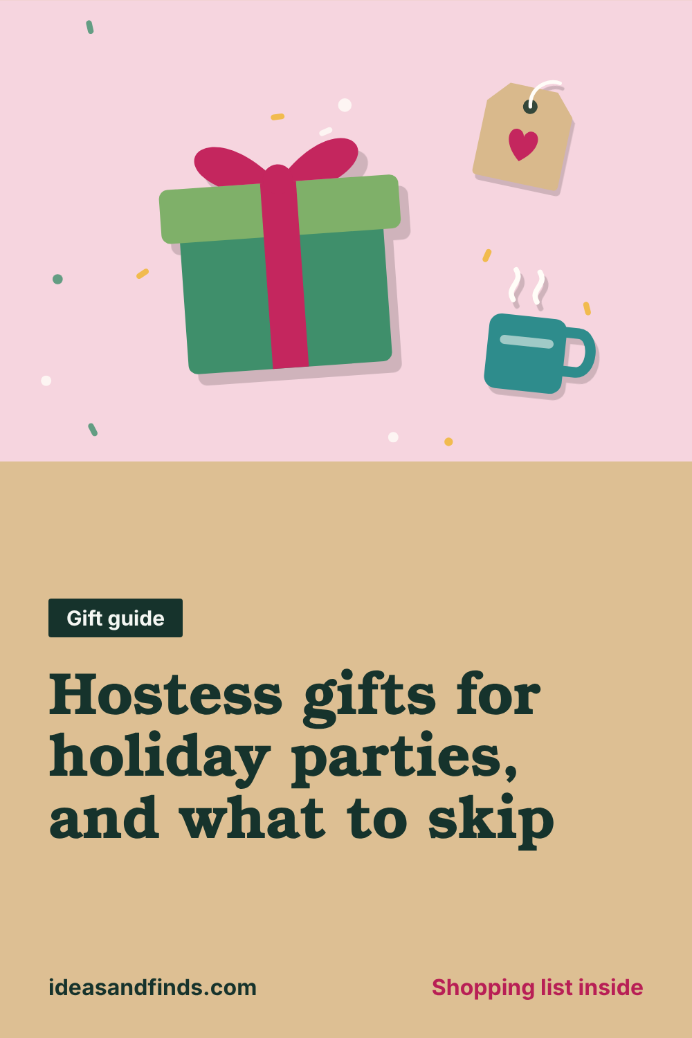 Hostess gifts for holiday parties, and what to skip: image to save on Pinterest