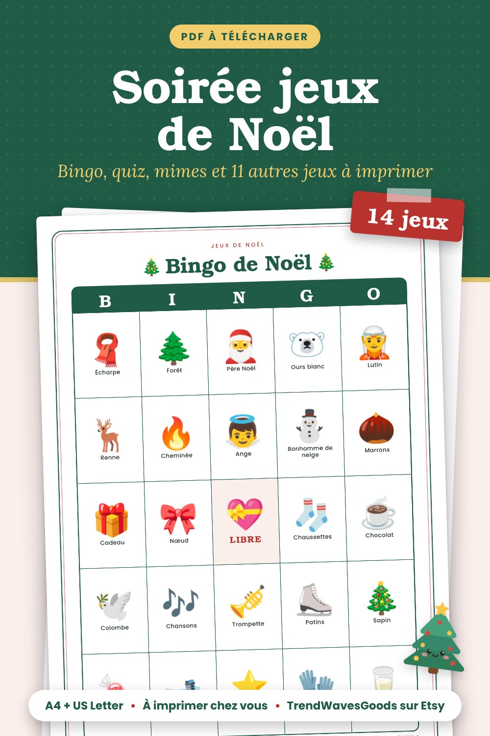 Preview of Jeux de Noël à imprimer