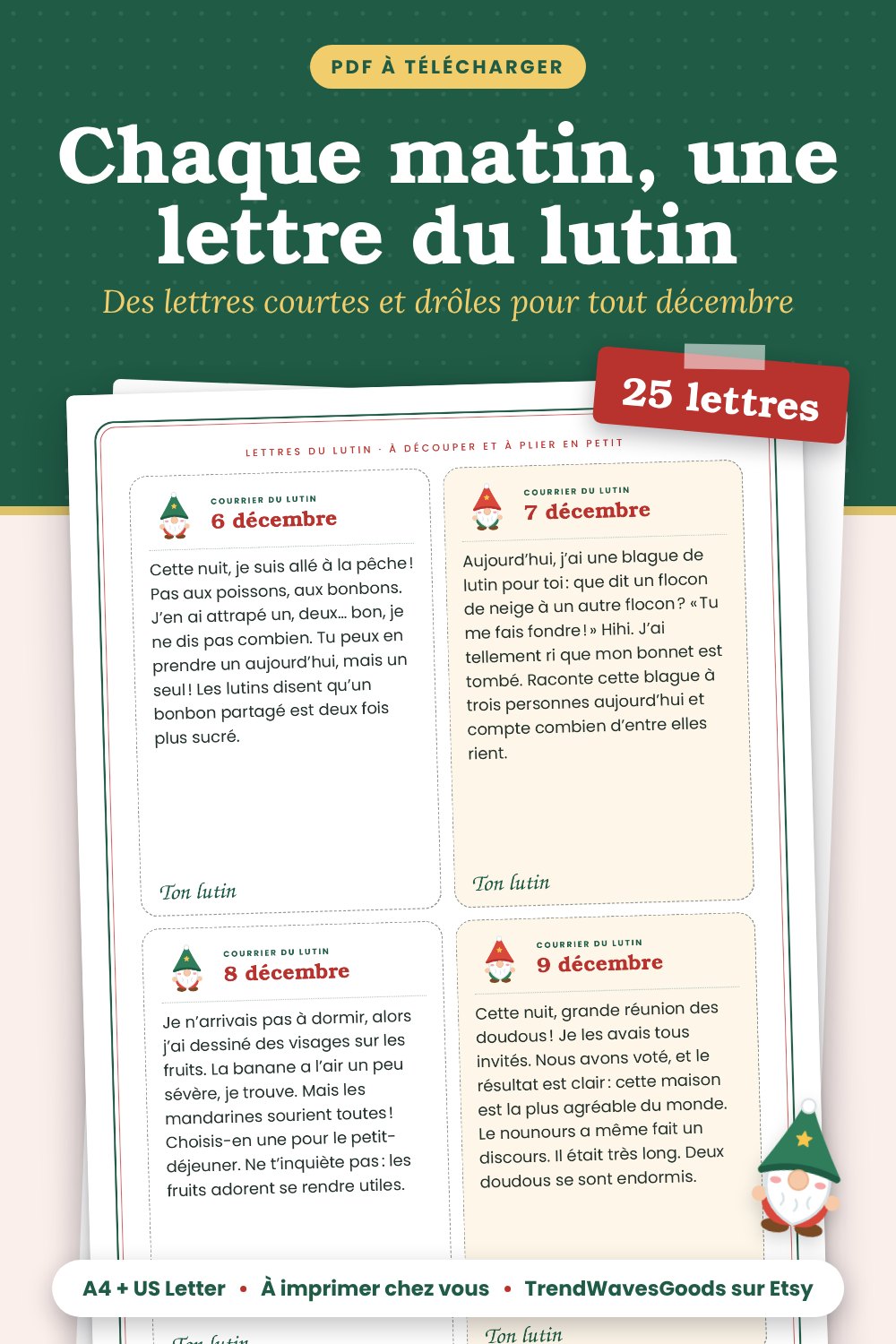 Preview of Lettres du lutin farceur